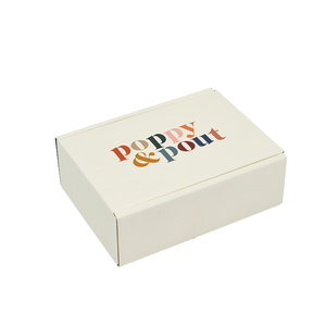 Wholesale Tuck Up Gift Custom Logo Printed Corrugated Paper Mailer Box