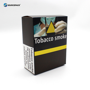 Wholesale Paper Standardized Plain Packet Packaging Smoking Boxes Tuck Care Box