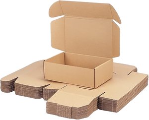 Small Custom Logo Corrugated Board Box Gold Foil
