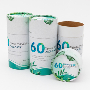 Custom Printed Carton Cylindrical Boxes Cajas Cilindricas De Carton