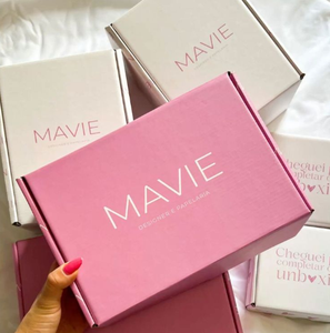 Customized Logo Pink Corrugated Bakery Box
