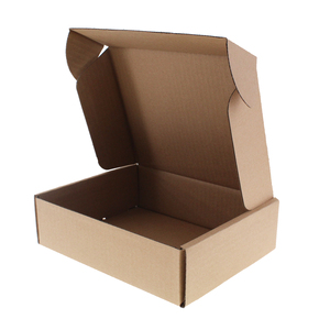 Recyclable Brown Corrugated Paper Box for Bakeries