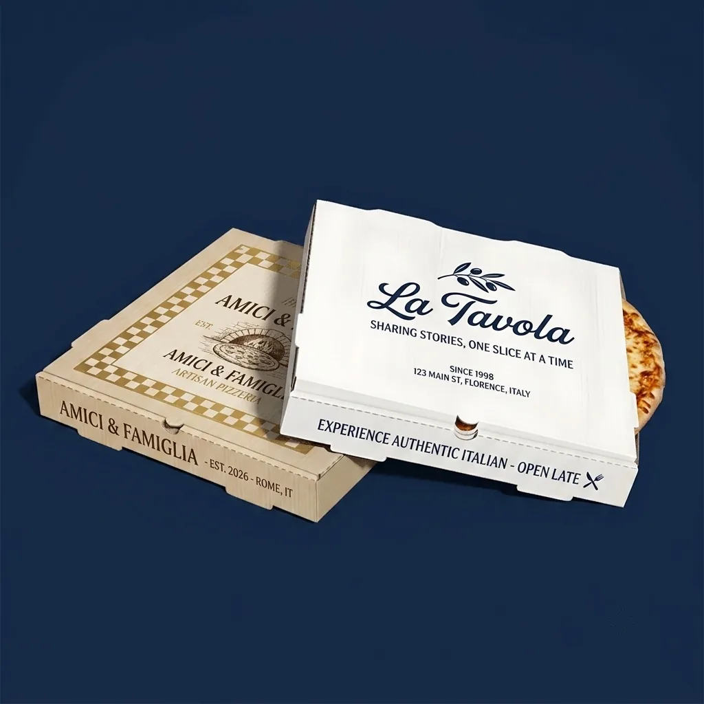 Custom Corrugated Pizza Boxes