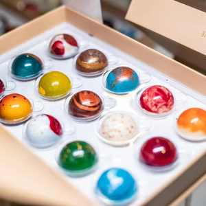 High End Rigid Luxury Chocolate Boxes Cardboard Magnetic Closure