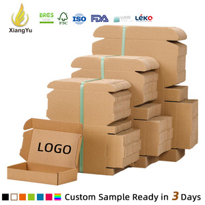 Xiangyu Custom Logo Corrugated Mailer Box Eco Friendly Kraft Paper Shipping Box