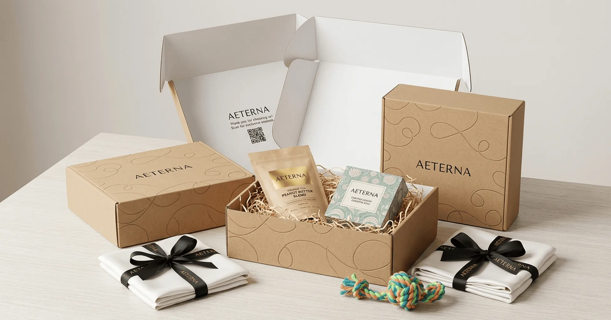 Factory production of custom e-commerce packaging mailer boxes