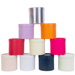 INUNION Premium Quality Hug Bucket Pure Color Round Flower Box 12cm